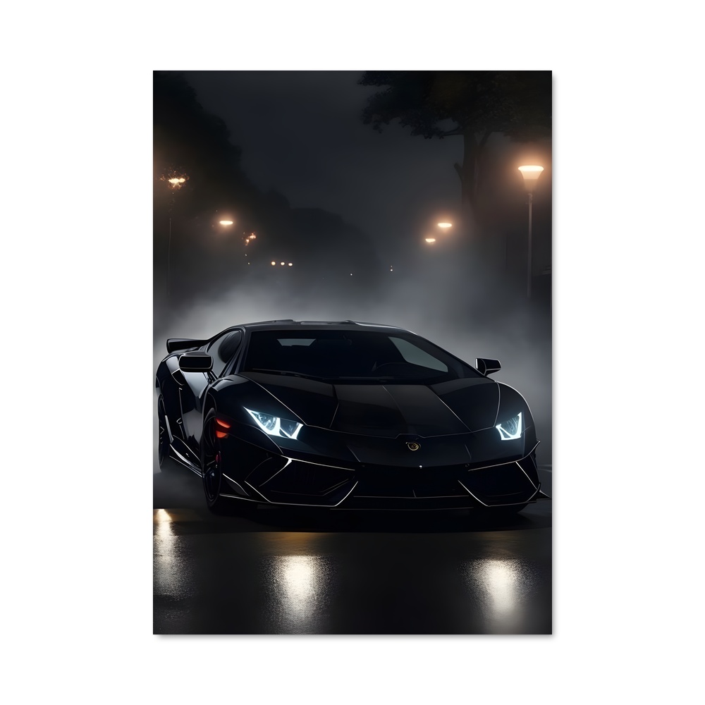 Poster Voiture Noire